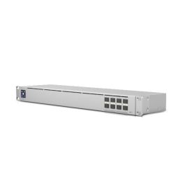 Ubiquiti UniFi Aggregation Switch 8x 10G SFP+, 160 Gbps, Switch Gestionado Capa 2, Profundidad Compacta 4.7", Sin Ventilador