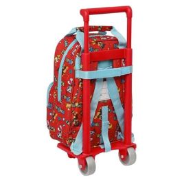 Mochila Escolar con Ruedas The Paw Patrol Funday Rojo Azul claro (20 x 28 x 8 cm) Mochila Escolar con Ruedas The Paw Patrol Funday Rojo Azul claro (20 x 28 x 8 cm)