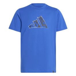 Camiseta de Manga Corta Infantil Adidas JI6670 Azul Precio: 20.59000009. SKU: B177WXWBHC