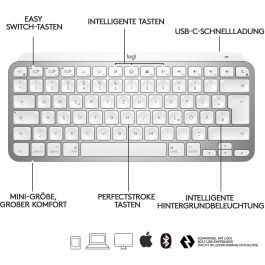 Logitech MX Keys Mini MAC - Tastatur Hintergrundbeleuchtung