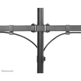 Neomounts FPMA-D550DBLACK Soporte de Escritorio Dual Full Motion para 2 Monitores 10-32" Ajustable Altura hasta 8kg Negro