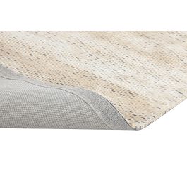 DKD Home Decor Alfombra Urban de Lana Viscosa Beige Antideslizante 230 x 160 cm 3400 gsm