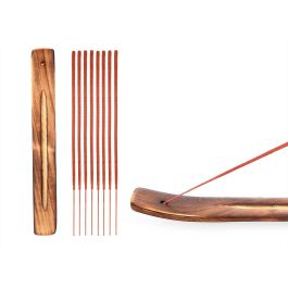 Set 50 Barras Incienso Sandalo con Soporte Madera 12x28.5x1 cm - ACORDE (24 Unidades) Set 50 Barras Incienso Sandalo con Soporte Madera 12x28.5x1 cm - ACORDE (24 Unidades)