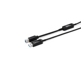 MicroConnect Cable USB Fibra Óptica Activo 3.2 Gen 2 Tipo A-B, 25m, Alta Velocidad 10 Gbit/s para Extensión MicroConnect Cable USB Fibra Óptica Activo 3.2 Gen 2 Tipo A-B, 25m, Alta Velocidad 10 Gbit/s para Extensión