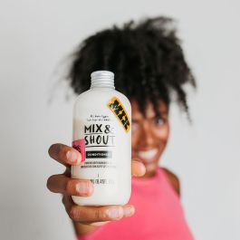 Mix & Shout Rutina Rizado Equilibrante Lote 4 pz Set Peluquería Champú Acondicionador Boosters Cabello Rizado Vegano