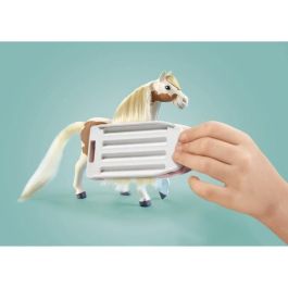 Playmobil Ellie Con Caballo - Set de Aventuras con Accesorios para el Pelo y Plancha de Ondas