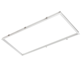 BX3 Light Pack de 6 Marcos de Aluminio para Panel LED 1200x600 mm - BX3-AF-1200x600 - Compatible con Paneles de 120x60 cm, Acabado Profesional