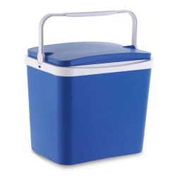Campos Nevera de camping portátil 24 l azul, con aislamiento de poliestireno, asa ergonómica, 39x29x37 cm