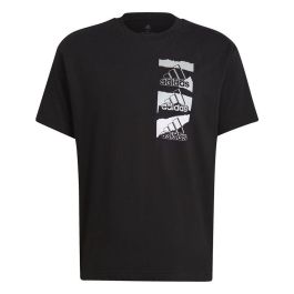 Camiseta de Manga Corta Unisex Adidas HE4314 Negro (S)