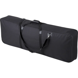 TOBAGO Funda Teclado Negro, Poliéster 600D, Acolchado 20mm, Interior 1250x460x140mm, con Bolsillo Accesorios