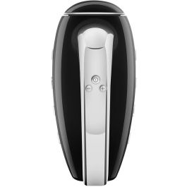 Smeg HMF01BLEU Batidora de mano 50s Retro Diseño Negro 250W - 9 Velocidades, Turbo, Pantalla incorporada