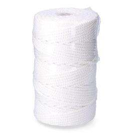 Cordón trenzado poliéster granete blanco, calibre 6 mm x 200 m Cordón trenzado poliéster granete blanco, calibre 6 mm x 200 m
