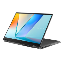 ASUS Vivobook 14 Flip OLED TP3407SA-QL064W - Portátil 14" WUXGA, Intel Core Ultra 7, 32GB RAM, 1TB SSD, Arc Graphics, Windows 11 Home, Gris