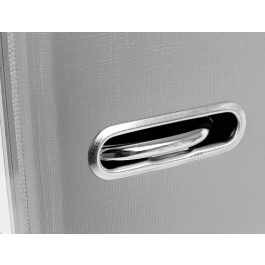 Liderpapel Archivador de palanca A4 Documenta forrado PVC con Rado lomo 75mm gris compresor metálico