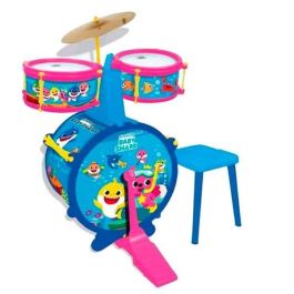 Bateria sencilla c/banqueta baby shark