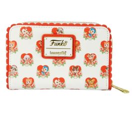 Loungefly Cartera Star Wars The Mandalorian Grogu Valentines, Corazones Rosas y Blancos, Día de San Valentín