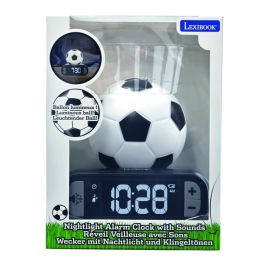 Lexibook LEX3380743097800 Despertador Digital con Luz Nocturna y Efectos de Sonido de Fútbol