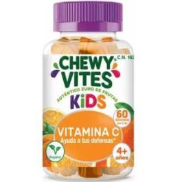 CHEWY VITES Vitamina C infantil masticable para niños 60 unidades. Sabor naranja, refuerza sistema inmune Precio: 11.6900003. SKU: B1JRVYRR4M