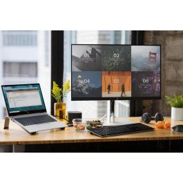 HP E27q G4 Monitor 27 pulgadas Quad HD (2560x1440) IPS 5ms HP Eye Ease, Ergonómico para Oficina y Trabajo