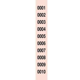 Tiras de Números para Rifa 1-2000 (30 unidades) Tiras de Números para Rifa 1-2000 (30 unidades)