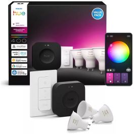 Philips Starter Kit WCA 400 - 3 GU10 sw v3 EU Lámpara LED GU10 6W 400lm Blanco Cálido 3000K