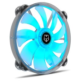 Nox NXHUMMERX200FAN Hummer X200 Ventilador ARGB 200mm, Silencioso con Rodamientos hidráulicos, 800 RPM, 56.8 CFM para PC