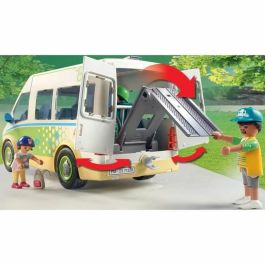 Playmobil 71329 Autobús Escolar City Life para el Colegio - Set de Juego del Mundo Escolar con Tema Amor por Aprender