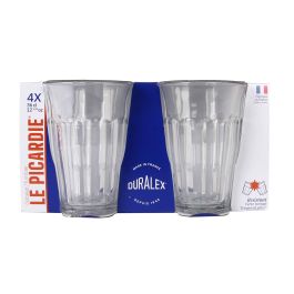 Duralex Set de 4 Vasos Picardie Transparentes 360 cc (8 Cajas)