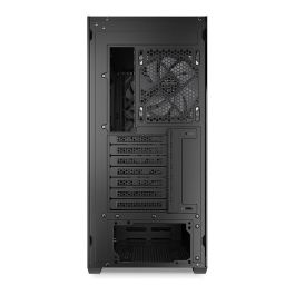 Sharkoon AK3 RGB ATX Midi Tower PC Negro con Panel de Vidrio Templado y Iluminación RGB para Placas ATX, micro ATX, Mini-ITX