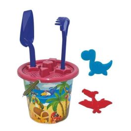 AVC - Cubo de playa piratas con pala, rastrillo, cedazo y 2 moldes, juguete de plástico para niños a partir de 10 meses Precio: 4.49999968. SKU: B1GMRF5VHH