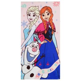 Cerdá Toalla Set Saquito Frozen, Toalla Infantil 70 cm x 140 cm Azul, Frozen Disney