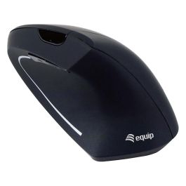 Equip Ratón Ergonómico Vertical Inalámbrico 245110 Óptico 2.4G Negro