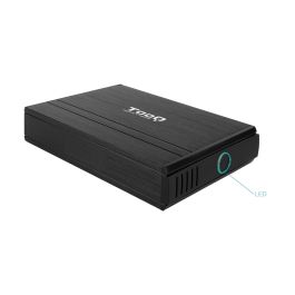 TooQ TQE-3520B Caja Externa para Disco Duro 3.5 pulgadas, Interfaz USB 2.0 (480 Mbps), compatible con SATA/IDE, hasta 8TB, de Aluminio Negro TooQ TQE-3520B Caja Externa para Disco Duro 3.5 pulgadas, Interfaz USB 2.0 (480 Mbps), compatible con SATA/IDE, hasta 8TB, de Aluminio Negro