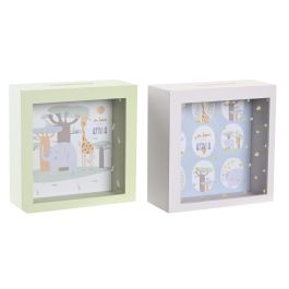 DKD Home Decor Hucha Baobab Kids Blanco Azul 7 x 18 x 18 cm (6 Unidades) Precio: 31.89999956. SKU: B126C2REC9