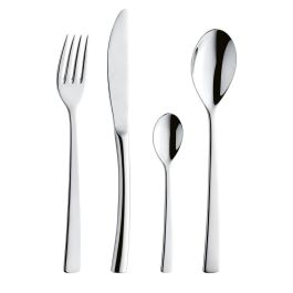 Amefa Cuchillos de Mesa Metropole Acero Inoxidable 21 cm - 2,5 mm, Caja de 12 Unidades, Apto Lavavajillas