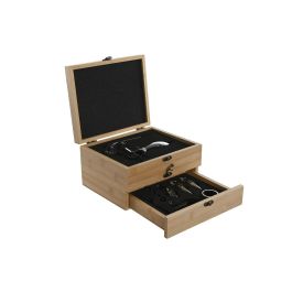 Set de Accesorios para Vino Home ESPRIT Natural Bambú Acero Inoxidable Precio: 39.58999968. SKU: B178R8FLJ6