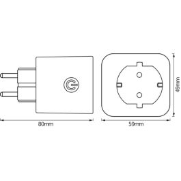 [LVE-4058075537248] LEDVANCE Enchufe Smart+ Wifi EU