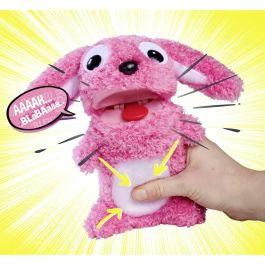 Smoby SIM4006592091361 Screamerz Divertido peluche interactivo Conejo 27 cm, ruidos al agitarlo o pulsar el botón