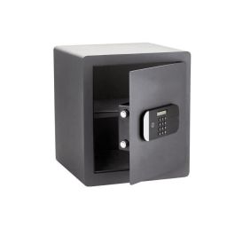YALE Caja fuerte alta seguridad blindada acero con cerradura electrónica, certificación SKG, 35.5 L, H.40 x W.35 x D.34 cm