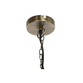 DKD Home Decor Lámpara de Techo Glam Dorada de Hierro E27 42 x 41 x 42 cm