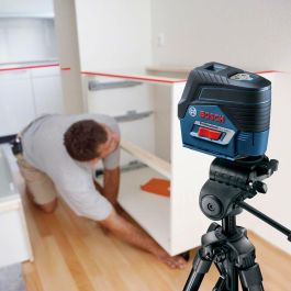 Bosch GCL 2-50 C Nivel Láser Línea/Punto Rojo 20m 50m 0,3 mm/m Batería Ion Litio 12V IP54 Maletín