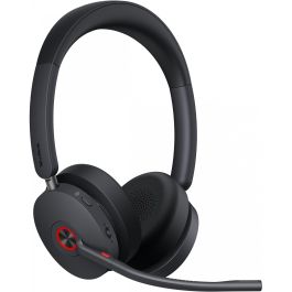Yealink WH68 UC Auriculares Inalámbricos y Alámbricos Diadema para Llamadas/Música con Cancelación de Ruido Activo Negro