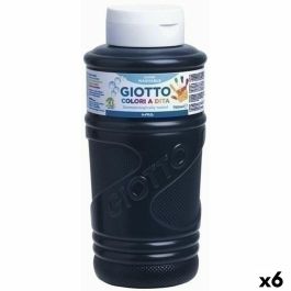 Pintura de Dedos Giotto Negro 750 ml (6 Unidades) Pintura de Dedos Giotto Negro 750 ml (6 Unidades)