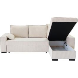 Sofá esquinero convertible reversible MARLON - Chaise longue con arcón - Pana L 240 x P 143 x H 85 cm Sofá esquinero convertible reversible MARLON - Chaise longue con arcón - Pana L 240 x P 143 x H 85 cm