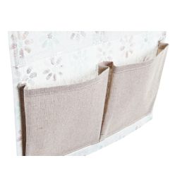 Organizador Shabby DKD Home Decor Blanco Multicolor 3 x 67 x 26 cm (12 Unidades)