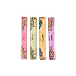 Incienso Varilla Indio DKD Home Decor Multicolor cm Set de 56 (12 Unidades)