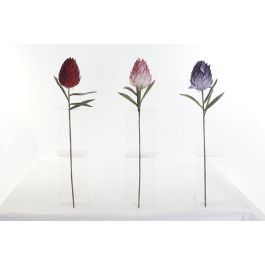 Flor  DKD Home Decor Rosa Lila 10 x 78 x 10 cm (12 Unidades)