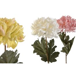 Flor  DKD Home Decor Rosa Blanco 15 x 74 x 15 cm (12 Unidades)