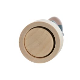 DKD Home Decor Juguete Animales Madera con Movimiento Bicolor Blanco Negro 12 Unidades 10x5.5x9 cm