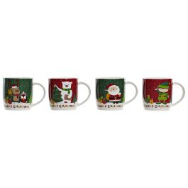 Mug Navidad Tradicional DKD Home Decor Rojo Verde 8.5 x 9.5 x 12.5 cm (12 Unidades) Precio: 32.99000023. SKU: B19ZXG9Z5A